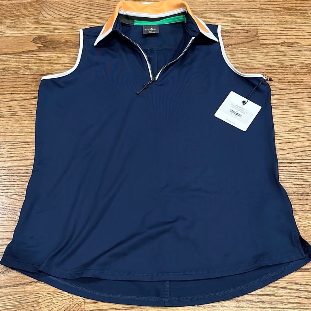 Belyn Key Tri Birdie sleeveless top NWT